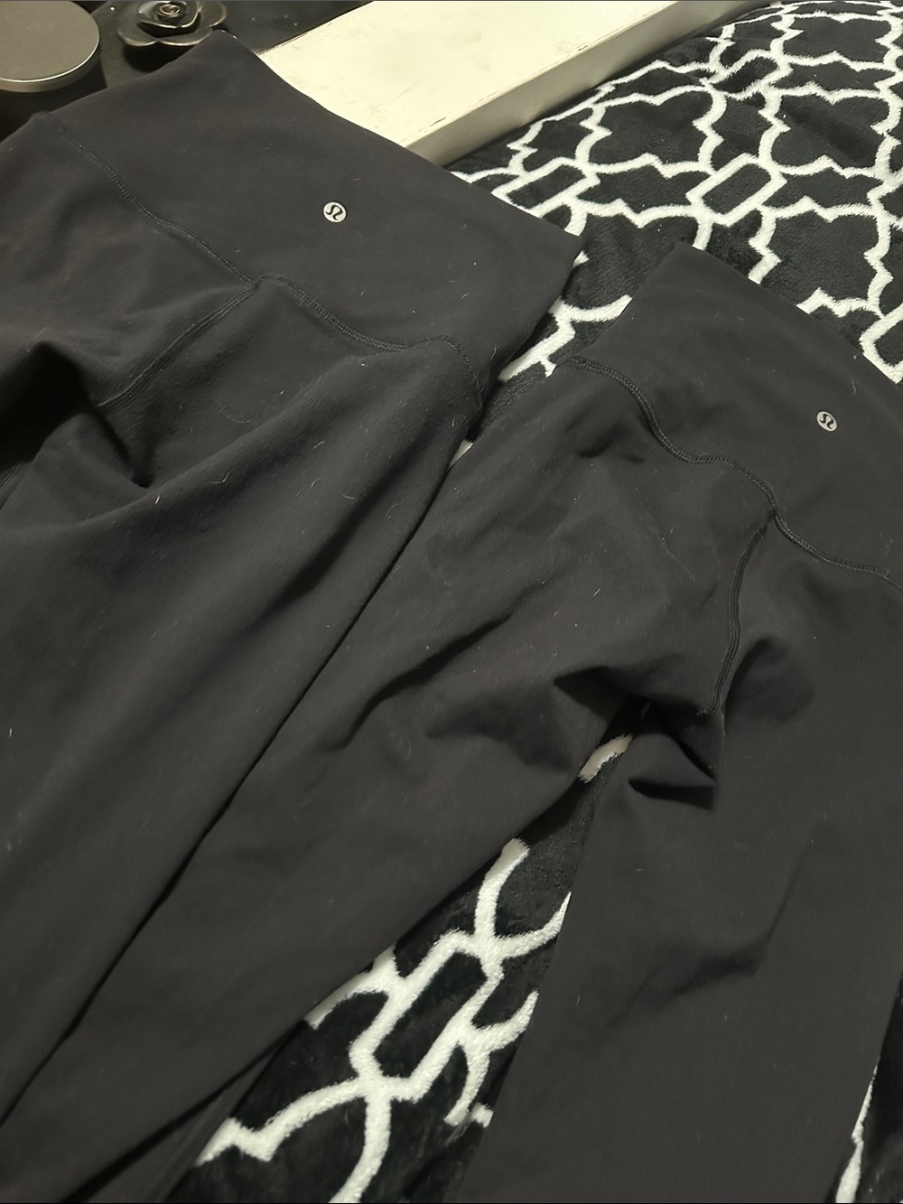 lululemon athletica Black High-Rise Leggings (Pair)